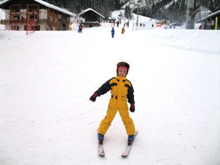 camille au ski