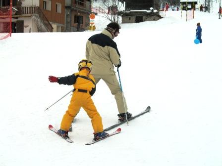 camille au ski