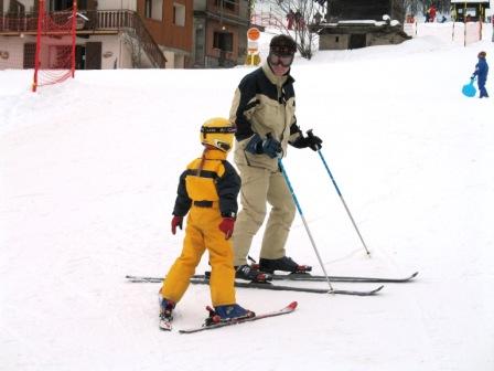 camille au ski